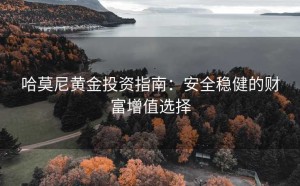 哈莫尼黄金投资指南：安全稳健的财富增值选择
