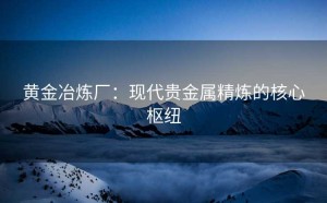黄金冶炼厂：现代贵金属精炼的核心枢纽