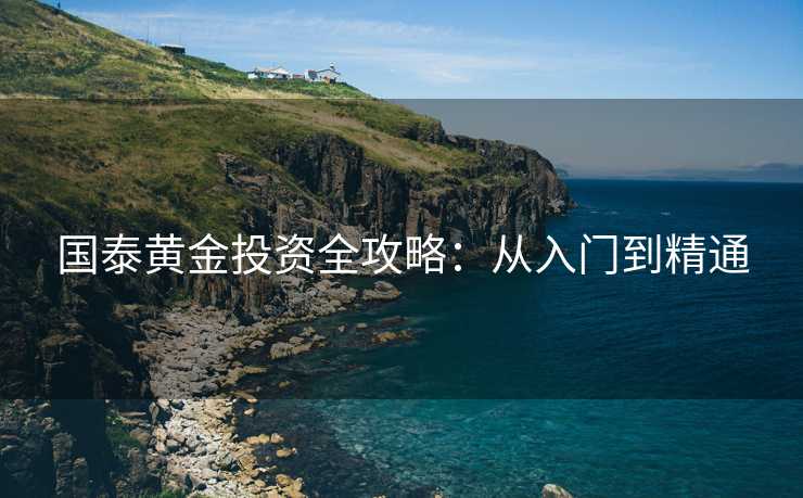 国泰黄金投资全攻略：从入门到精通