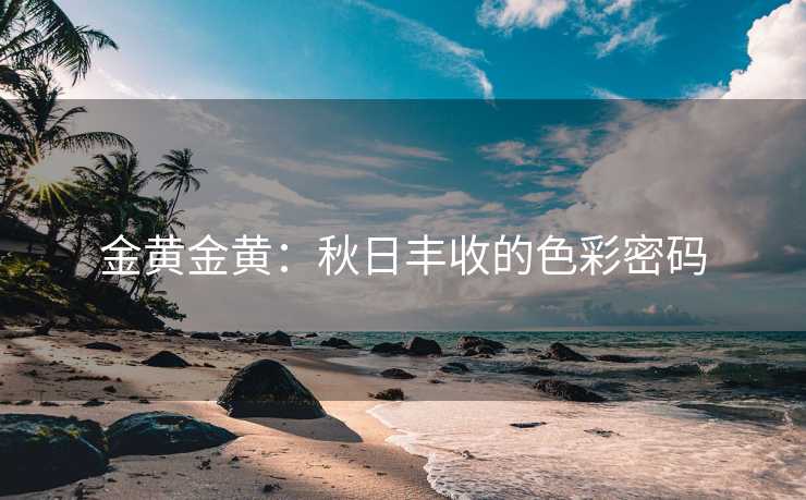 金黄金黄：秋日丰收的色彩密码