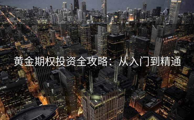 黄金期权投资全攻略：从入门到精通