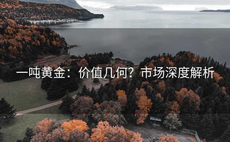 一吨黄金：价值几何？市场深度解析