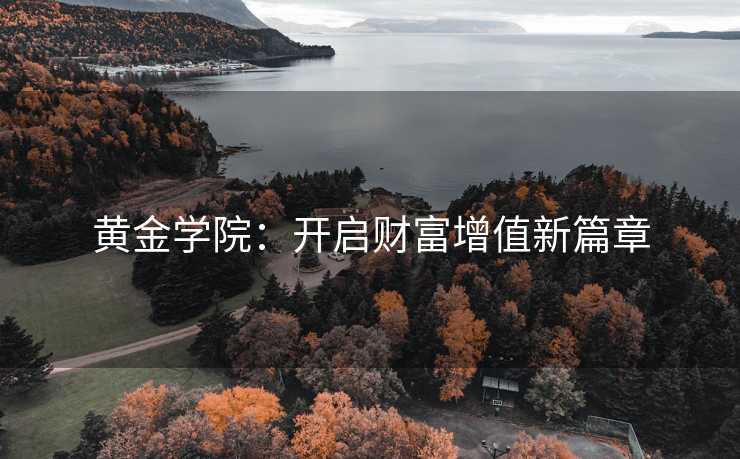 黄金学院：开启财富增值新篇章