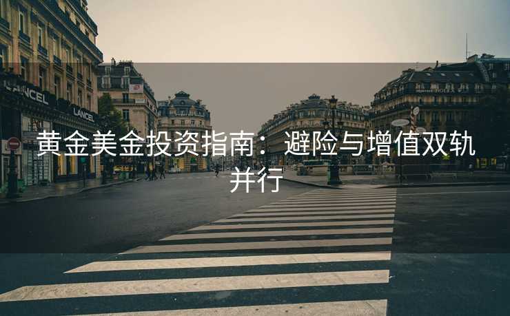 黄金美金投资指南：避险与增值双轨并行