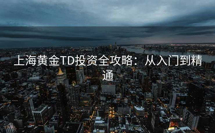 上海黄金TD投资全攻略:从入门到精通 上海黄金TD投资全攻略:从入门到精通