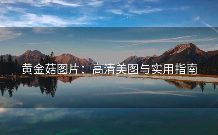 黄金菇图片:高清美图与实用指南 黄金菇图片:高清美图与实用指南