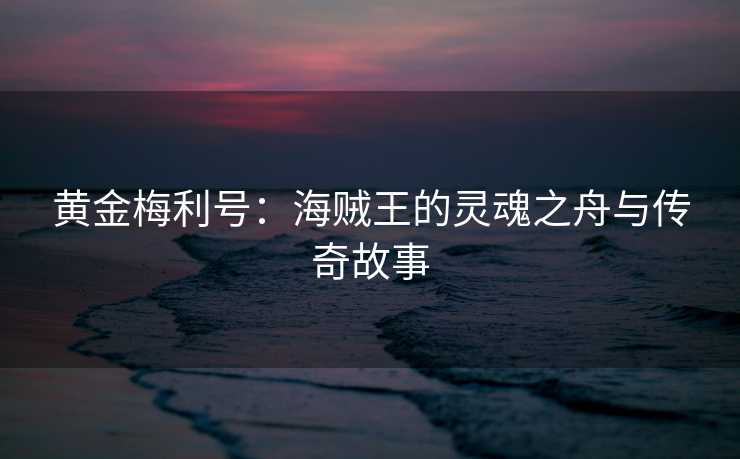 黄金梅利号：海贼王的灵魂之舟与传奇故事