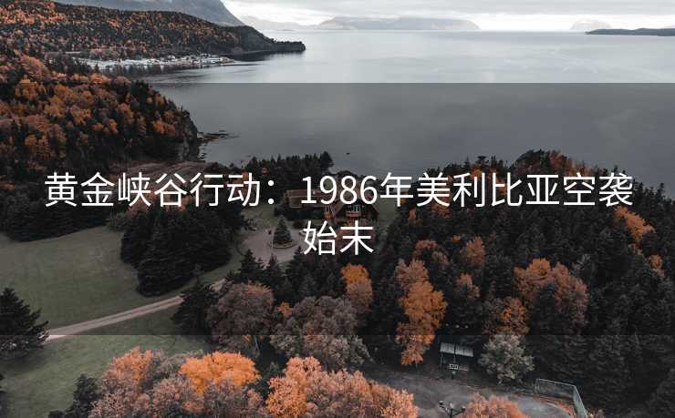 黄金峡谷行动：1986年美利比亚空袭始末
