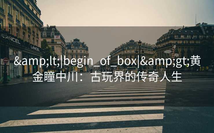 <|begin_of_box|>黄金瞳中川：古玩界的传奇人生