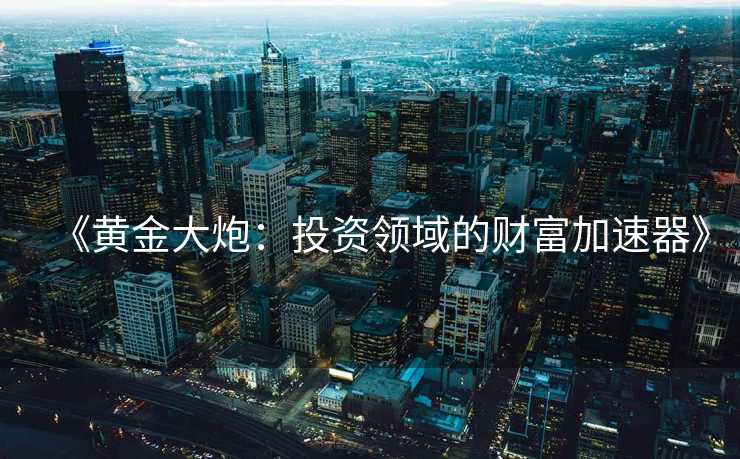 《黄金大炮：投资领域的财富加速器》